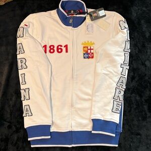 NWT Marina Militare Boys Zip Jacket